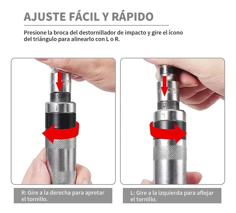 KIT DE 13 DESTORNILLADORES DE IMPACTO PARA REPARACIONES - 3