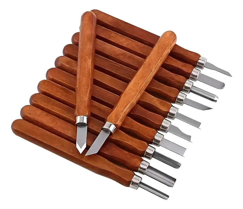 SET DE GUBIAS PARA TALLADO 12 PIEZAS EN CAJA PLASTICA - 1