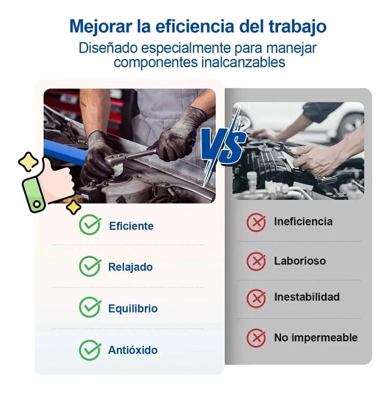 KIT DE LLAVES DE EXTENSION OFFSET MULTIFUNCIONAL PARA TALLER - 4
