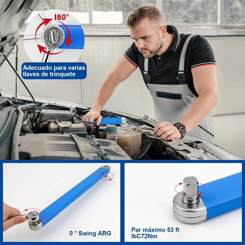 KIT DE LLAVES DE EXTENSION OFFSET MULTIFUNCIONAL PARA TALLER - 5