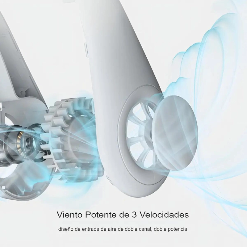 VENTILADOR PORTATIL AJUSTABLE PARA CUELLO IDEAL PARA EL VERANO - 2