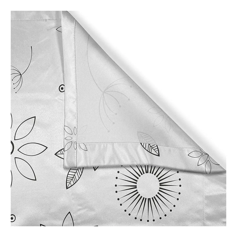 CORTINAS DE COCINA CON DISEÑO DE LIBE LULA Y FLORES - 3