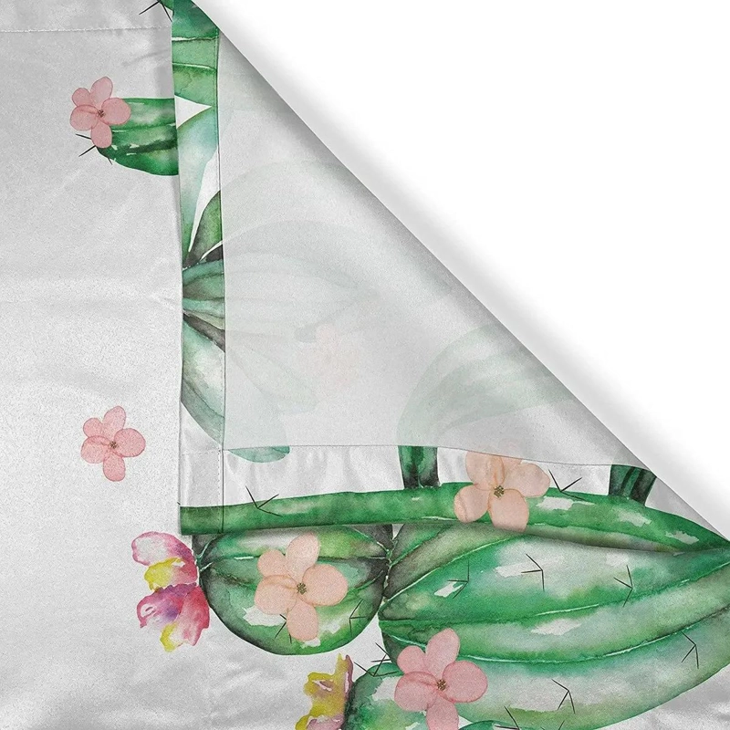 CORTINAS DE COCINA ESTILO MEXICANO CON FLORES ROMANTICAS - 3