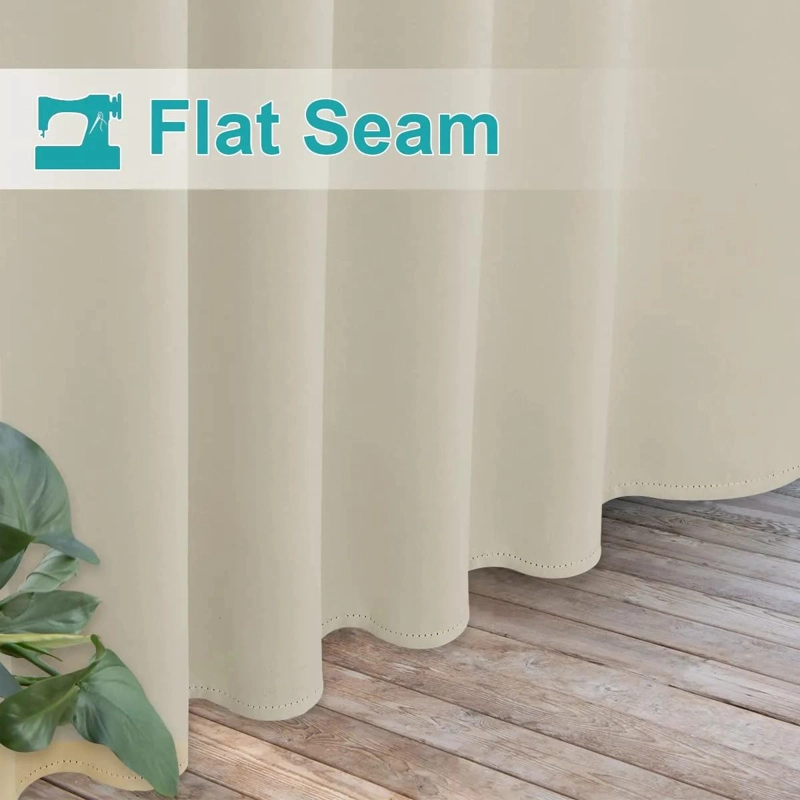CORTINAS IMPERMEABLES PARA PATIO CON 2 PANELES OSCURECEDORES - 6