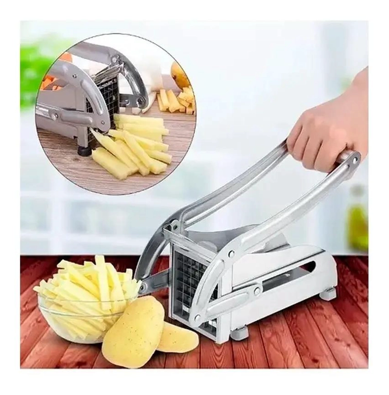 CORTADOR DE PAPAS FRITAS CON MULTIPLES CUCHILLAS DE ACERO INOXIDABLE - 5