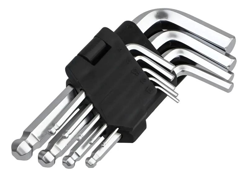 SET DE 9 LLAVES ALLEN HEXAGONALES PARA MULTIPLES USOS - 1