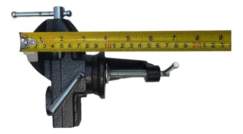 TORNILLO DE BANCO MECANICO GIRATORIO 60 MM PARA TALLER - 4