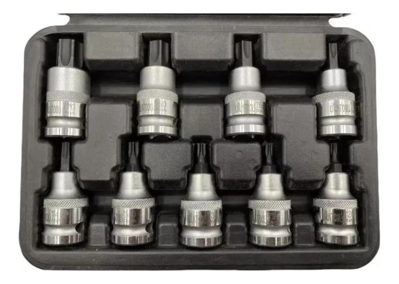 SET DE DADOS TORX 9 PIEZAS 55MM - 2