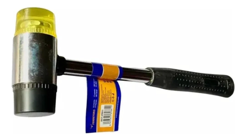 MARTILLO DE GOMA CON MANGO DE ACERO PARA USO PROFESIONAL - 1