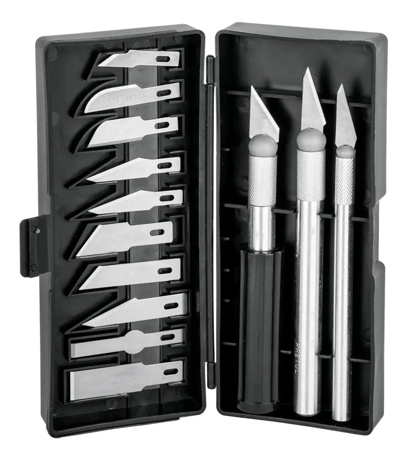 SET DE BISTURI DE 13 PIEZAS PARA TRABAJOS MANUALES - 1