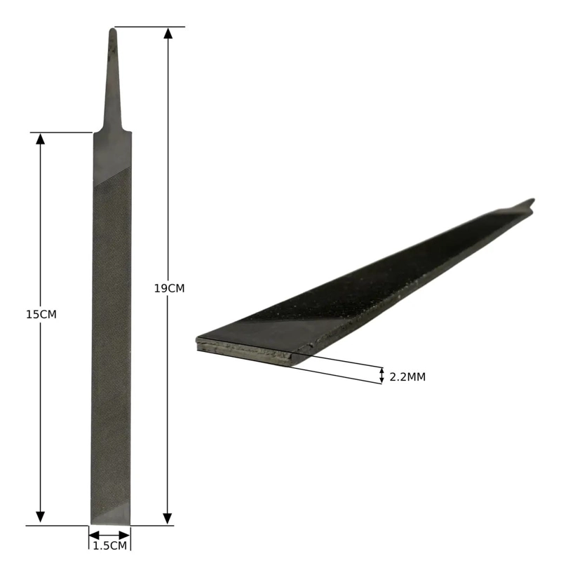 LIMA PLANA DE 6' PARA AFILADO DE CADENAS DE MOTOSIERRA - 3