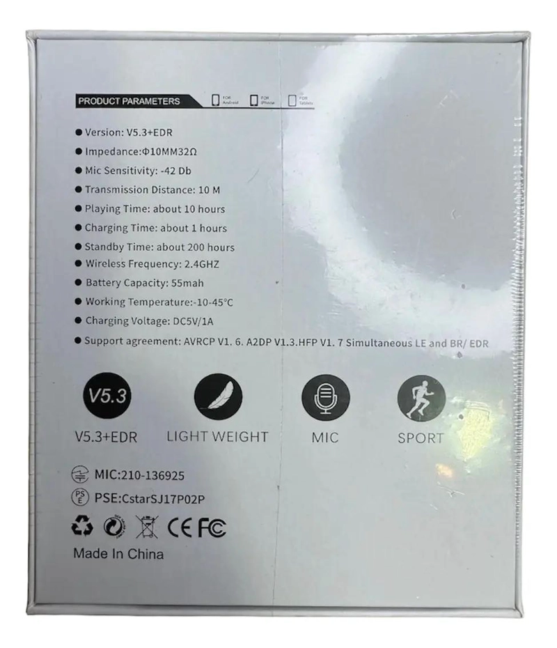 AURICULARES INALAMBRICOS IMPERMEABLES CON CONTROL TACTIL - 10