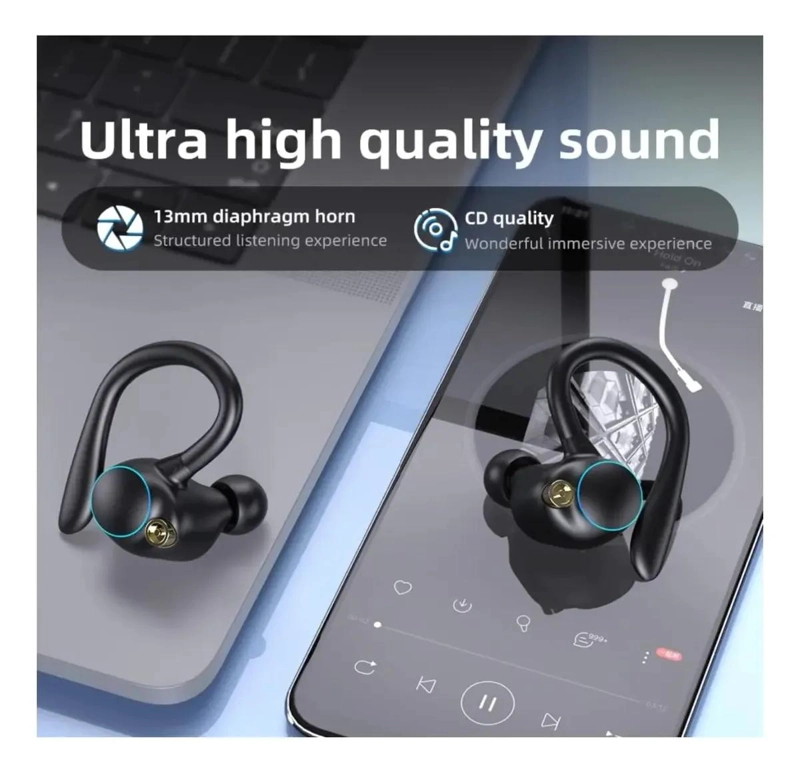 AURICULARES INALAMBRICOS IMPERMEABLES CON CONTROL TACTIL - 2