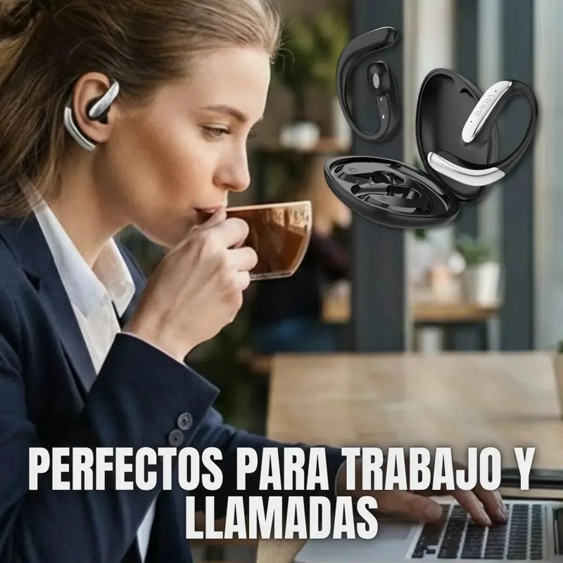 AUDIFONOS INALAMBRICOS OPEN EAR PARA DEPORTE Y TRABAJO - 2