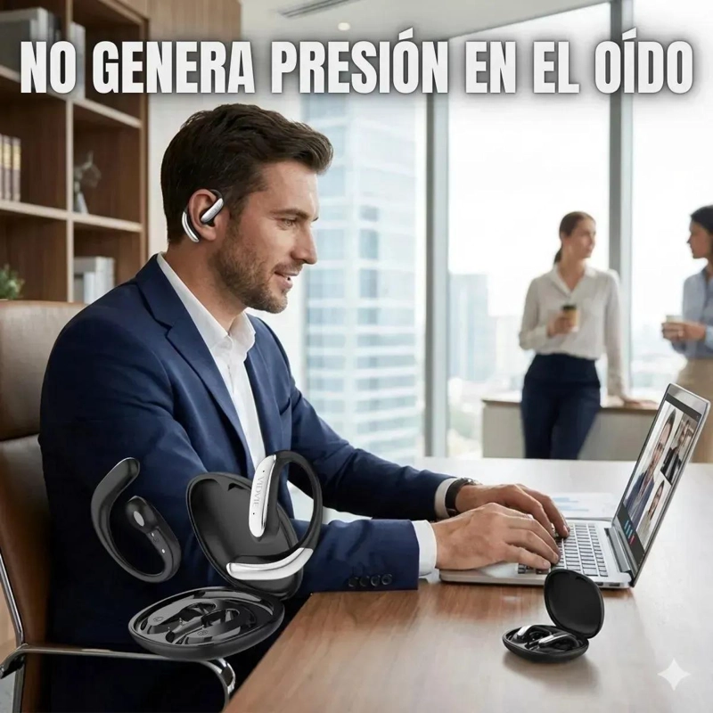 AUDIFONOS INALAMBRICOS OPEN EAR PARA DEPORTE Y TRABAJO - 4