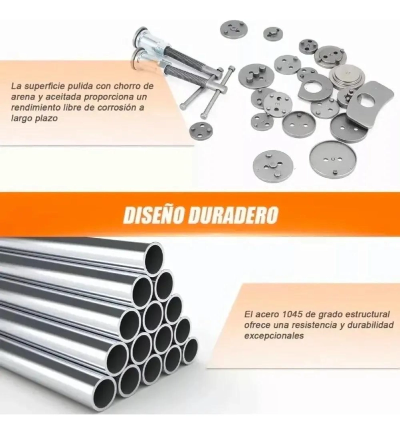 KIT DE HERRAMIENTAS PARA COMPRESION DE PISTONES DE FRENO 21 PIEZAS - 5