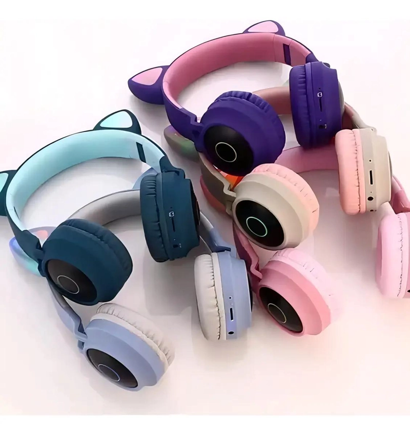 AURICULARES INALAMBRICOS BLUETOOTH PARA NIÑOS CON MICROFONO Y RADIO FM - 2