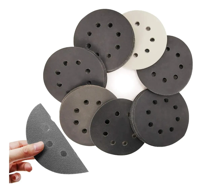 DISCOS DE LIJA VELCRO 5 PULGADAS GRANO 400 A 3000 PARA PULIDO - 1