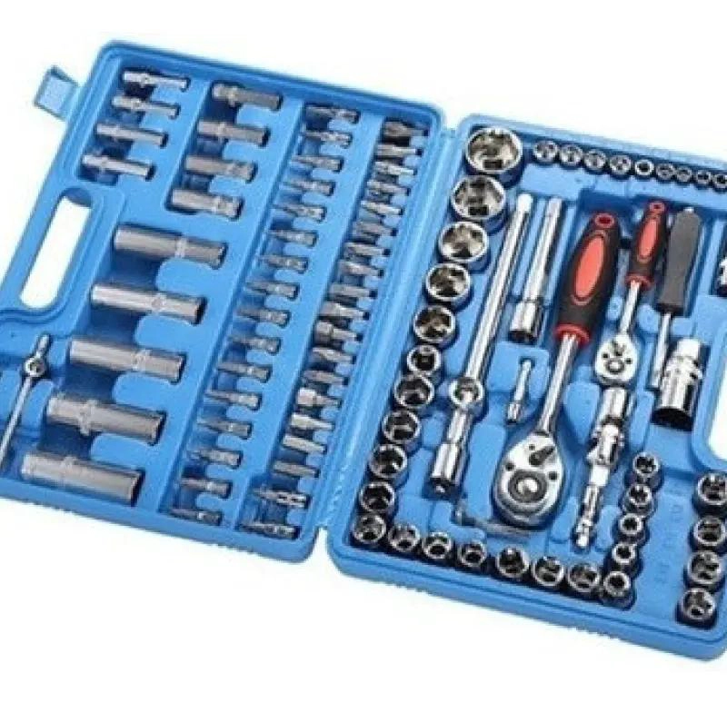 SET DE CAJA DE DADOS Y HERRAMIENTAS 108 PIEZAS - 2