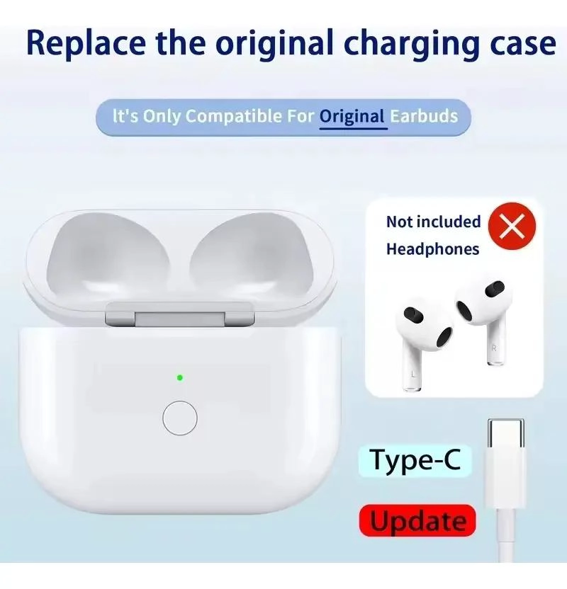 CAJA DE CARGA INALAMBRICA PARA AIRPODS PRO 2022 Y 2023 - 3