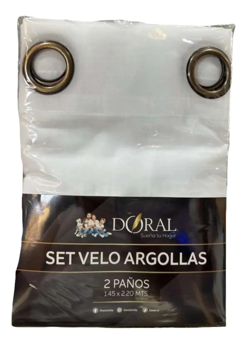 CORTINAS VISILLO TRANSLUCIDAS CON ARGOLLAS PARA AMBIENTES ELEGANTES - 2