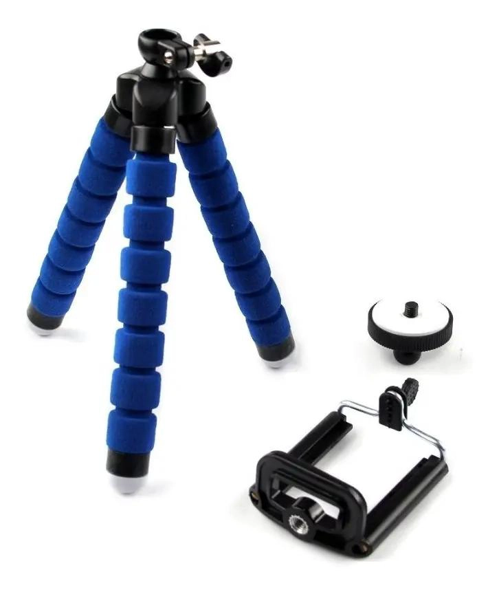 TRIPODE FLEXIBLE Y PLEGABLE PARA CELULARES Y CAMARAS - 1