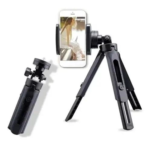 TRIPODE MINI RETRACTIL PARA CAMARA Y TELE FONO MOVIL - 1
