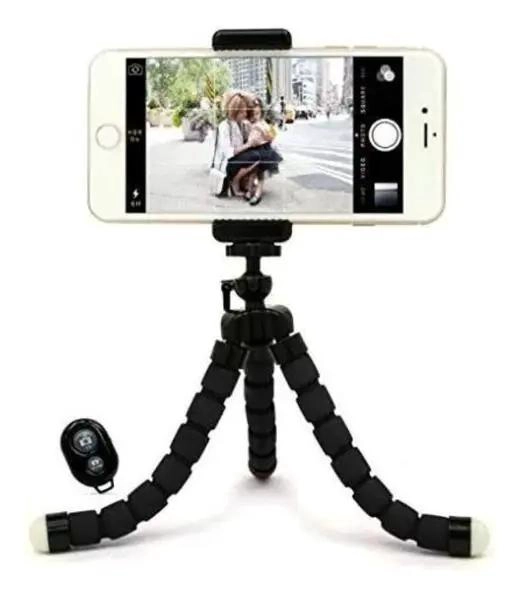 TRIPODE FLEXIBLE PARA CELULARES CON CONTROL REMOTO BLUETOOTH - 4