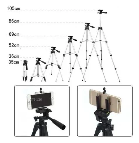 TRIPODE TELESCOPICO FLEXIBLE PARA CAMARA Y SMARTPHONE - 3