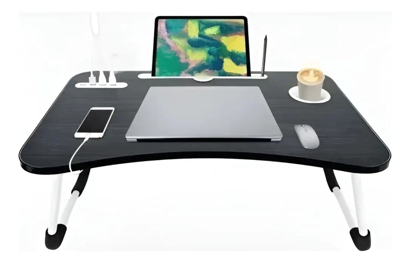 MESA PLEGABLE PARA NOTEBOOK Y DESAYUNO COLOR SURTIDO - 1