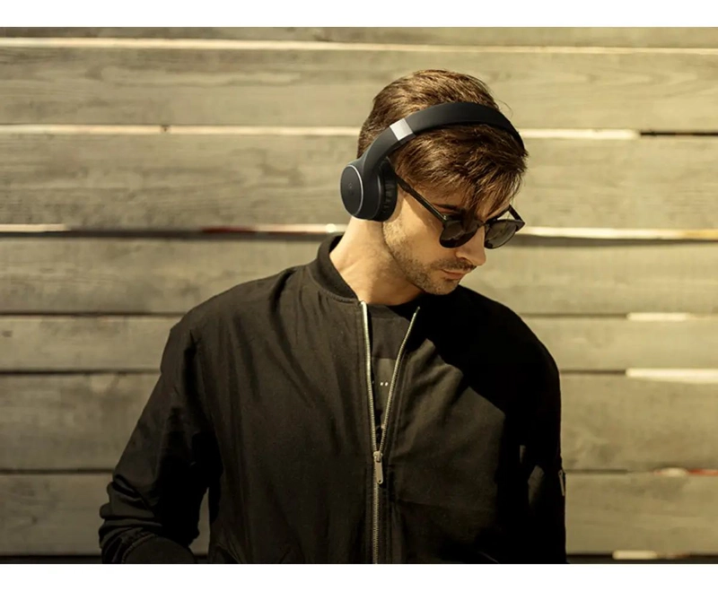 AUDIFONOS INALAMBRICOS BLUETOOTH CON MICROFONO Y DISEÑO PLEGABLE - 3