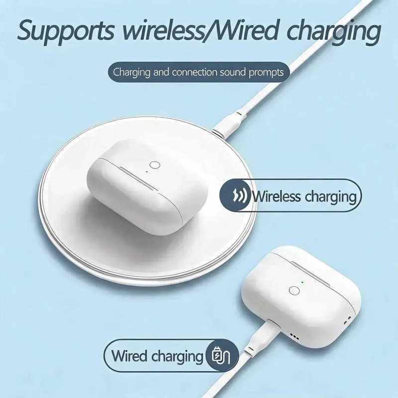 CAJA DE CARGA INALAMBRICA PARA AIRPODS PRO 2019 CON LIGHTNING - 5