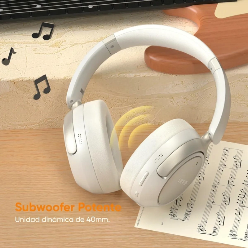 AUDIFONO INALAMBRICO CON CANCELACION DE RUIDO Y MICROFONO - 3