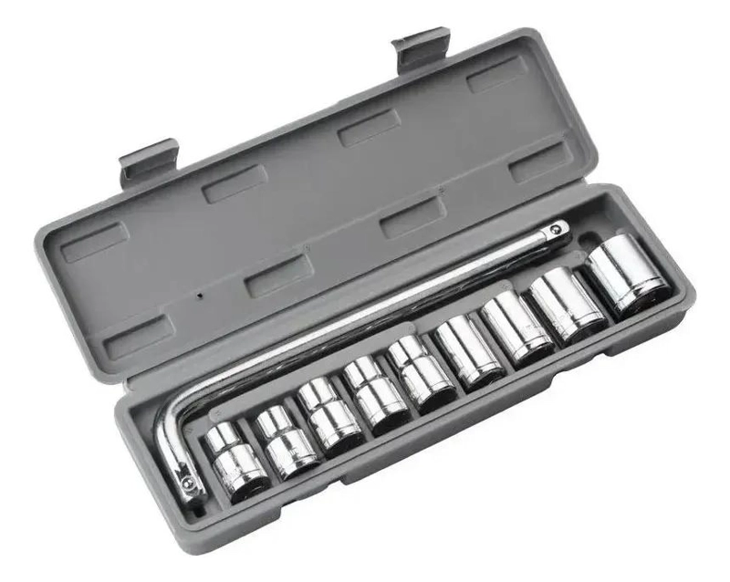 JUEGO DE DADOS 1/2 CON LLAVE L MECANICA PARA TALLER - 9
