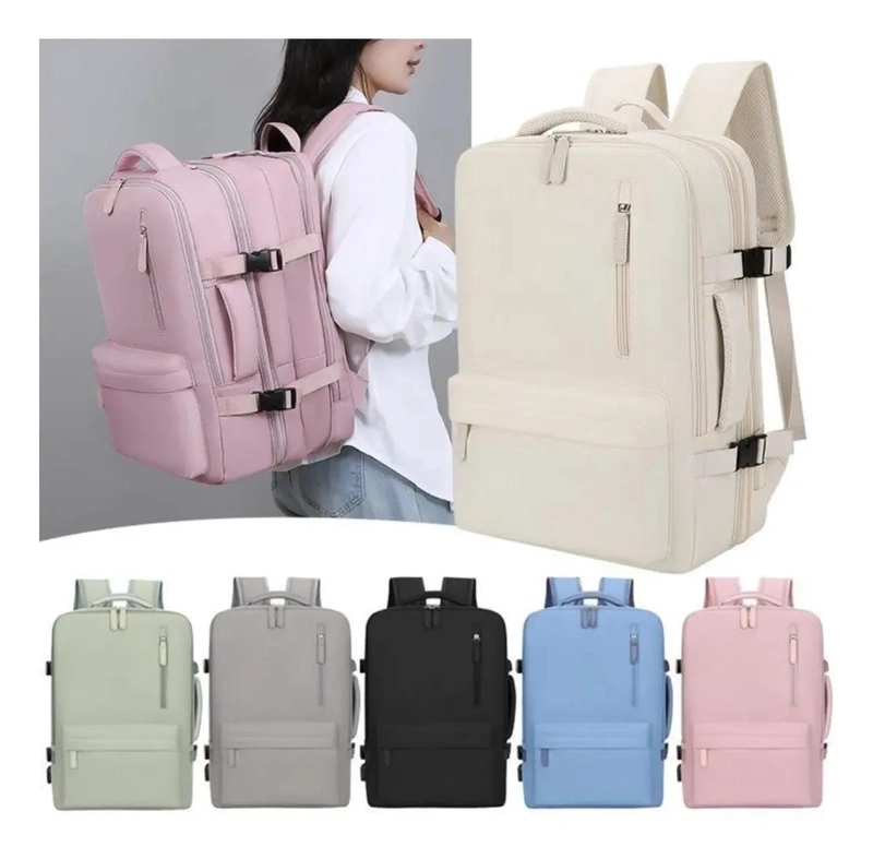 MOCHILA EXPANDIBLE ANTIRROBO IMPERMEABLE DE 35 LITROS - 6
