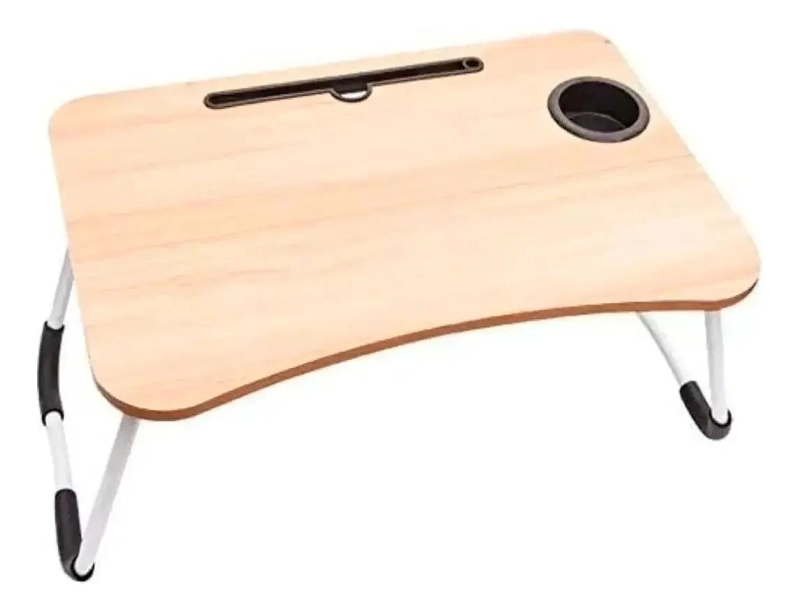 MESA PLEGABLE PARA NOTEBOOK ANTIDESLIZANTE 60X40 CM - 1