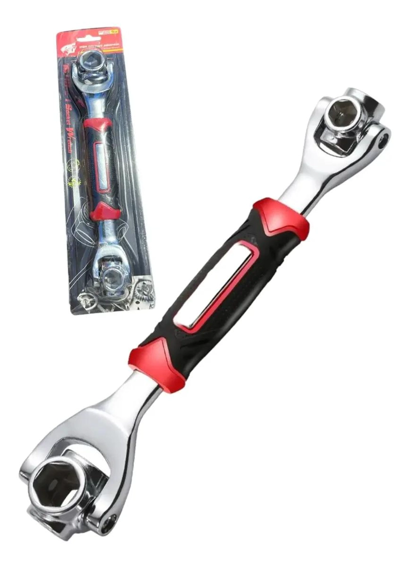 LLAVE UNIVERSAL 360° CON CABEZAL HEXAGONAL PARA BRICOLAJE - 1