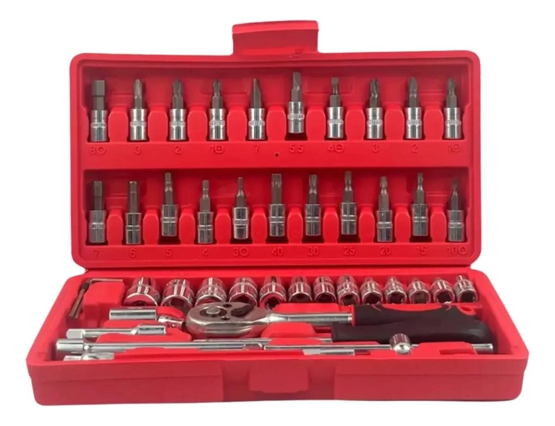 KIT DE DADOS PLATEADO 46 PIEZAS - 3