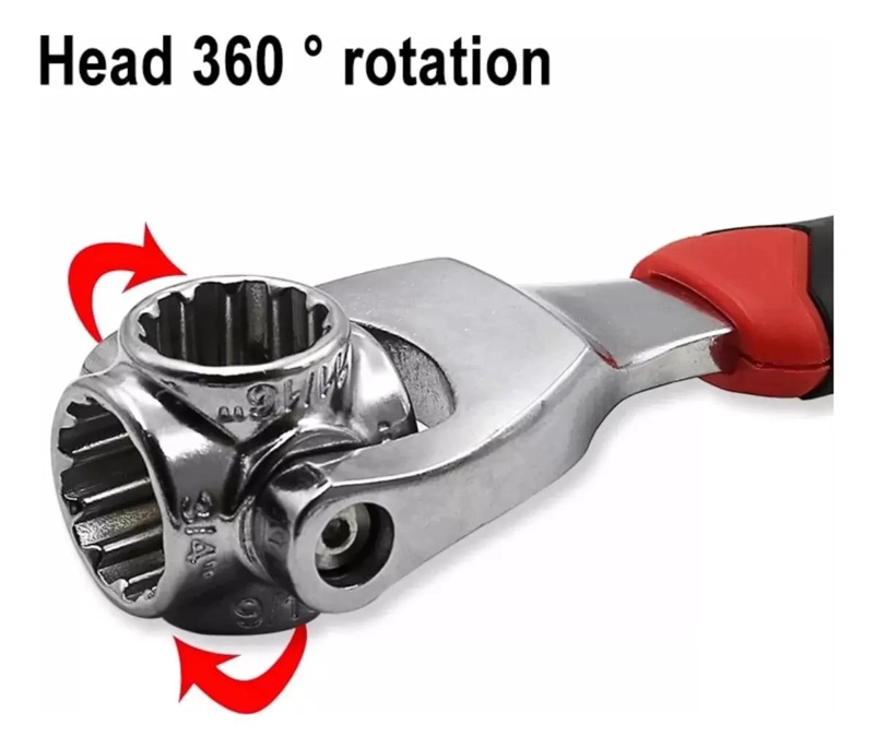LLAVE GIRATORIA MULTIFUNCIONAL CON CABEZAL 360 GRADOS - 2