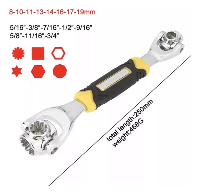 LLAVE GIRATORIA MULTIFUNCIONAL CON CABEZAL 360 GRADOS - 5