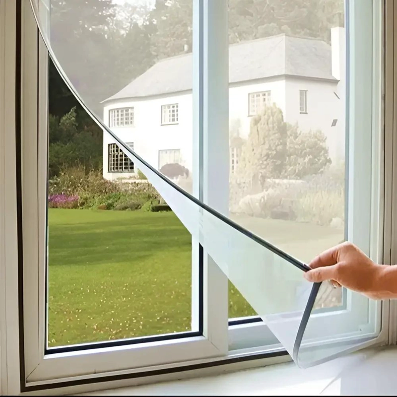 PACK DE 3 MALLAS MOSQUETERAS PARA VENTANAS DE 130X150 CM - 1