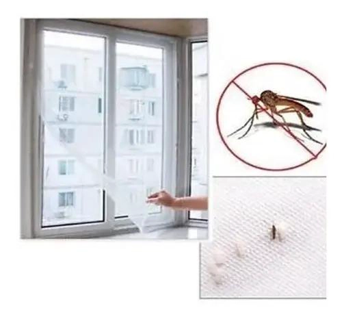 PACK DE 3 MALLAS MOSQUETERAS PARA VENTANAS DE 130X150 CM - 4
