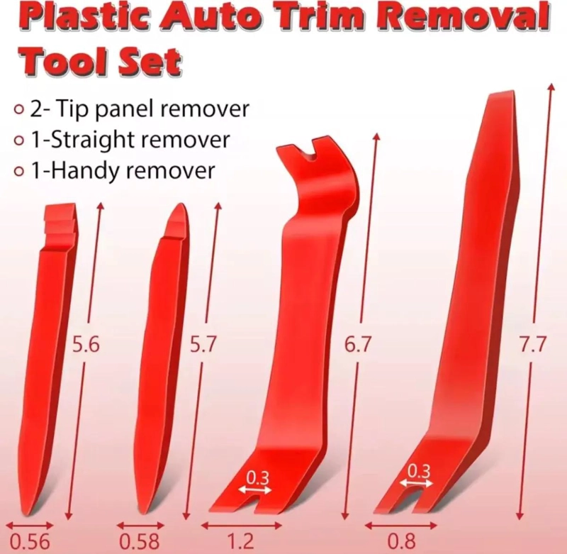 KIT DE HERRAMIENTAS PARA DESMONTAJE DE TABLEROS DE AUTOS 19 PIEZAS - 6