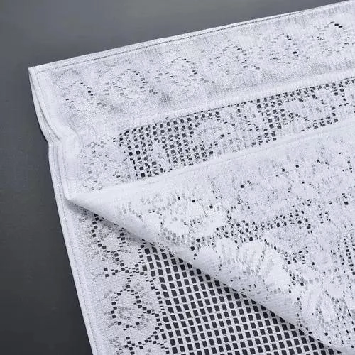 VISILLO DE ENCAJE 140X230 CM EN 2 PAÑOS PARA DECORACION - 4