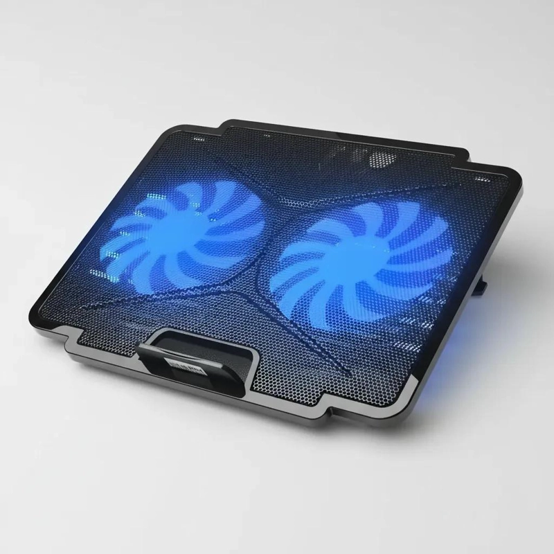 SOPORTE ENFRIADOR PARA PORTATIL CON VENTILADOR Y LUZ LED - 1