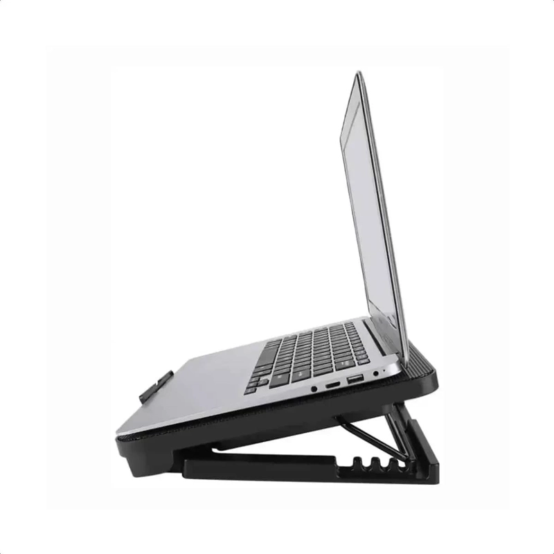 SOPORTE ENFRIADOR PARA PORTATIL CON VENTILADOR Y LUZ LED - 3