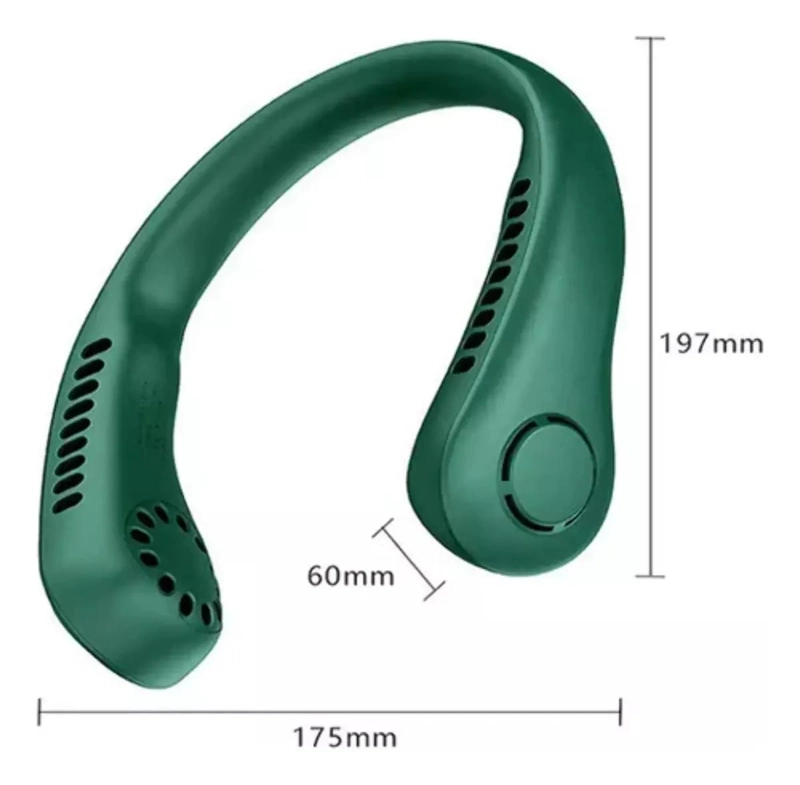 VENTILADOR PORTATIL DE CUELLO CON TRES VELOCIDADES Y SILENCIOSO - 2