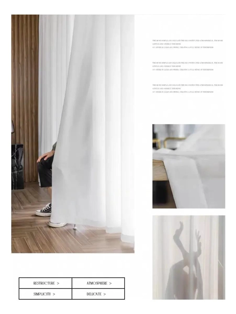 VISILLO EXTRA ANCHO 280X230 TEXTURA SEDOSA PARA DECORACION ELEGANTE - 7