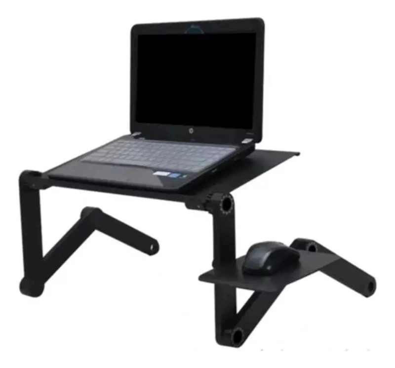 MESA PLEGABLE PARA NOTEBOOK CON VENTILADORES Y DISEÑO ERGONOMICO - 2