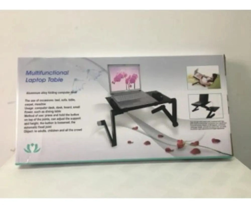 MESA PLEGABLE PARA NOTEBOOK CON VENTILADORES Y DISEÑO ERGONOMICO - 3